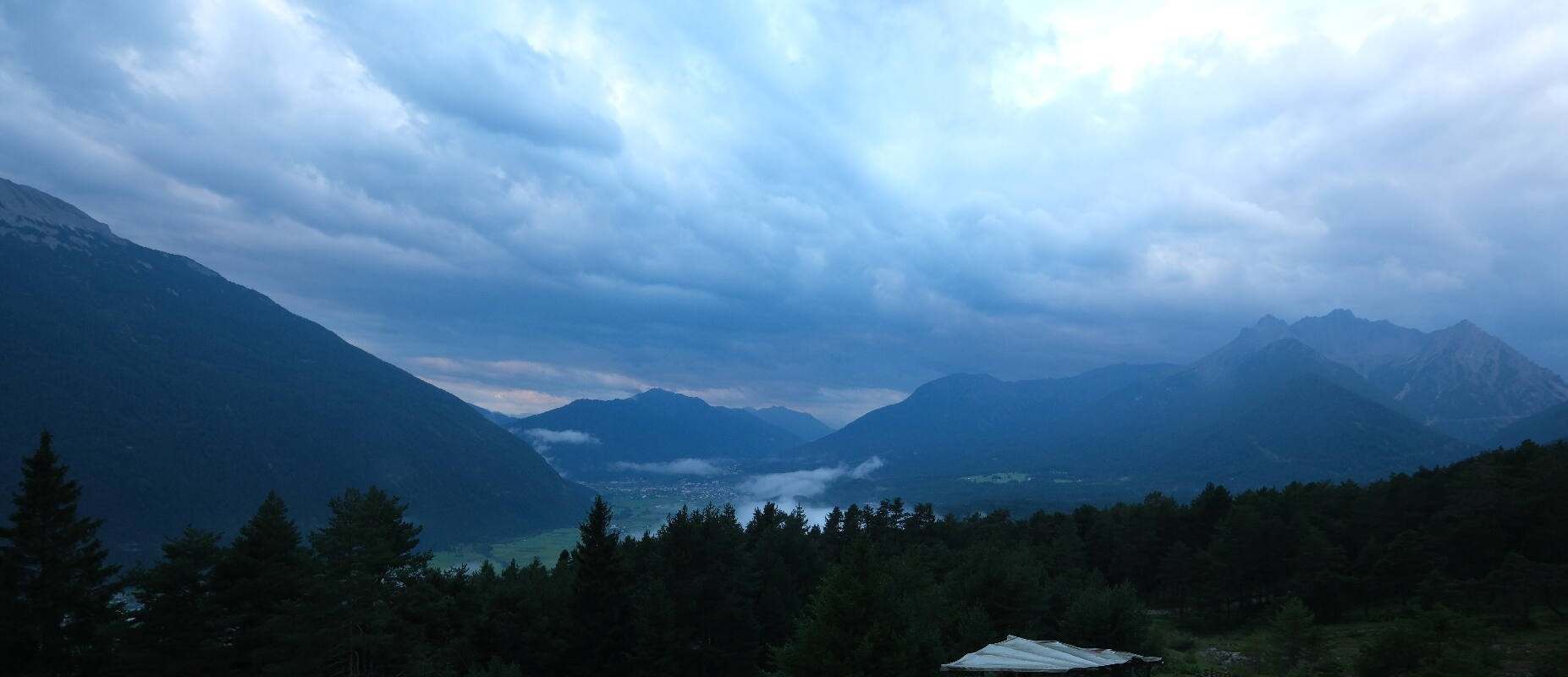 Archiv Foto Webcam Tarrenz - Blick vom Kappakreuz auf Imst