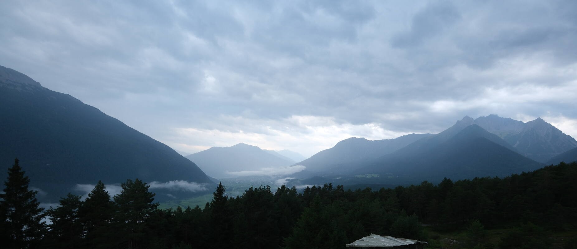 Archiv Foto Webcam Tarrenz - Blick vom Kappakreuz auf Imst
