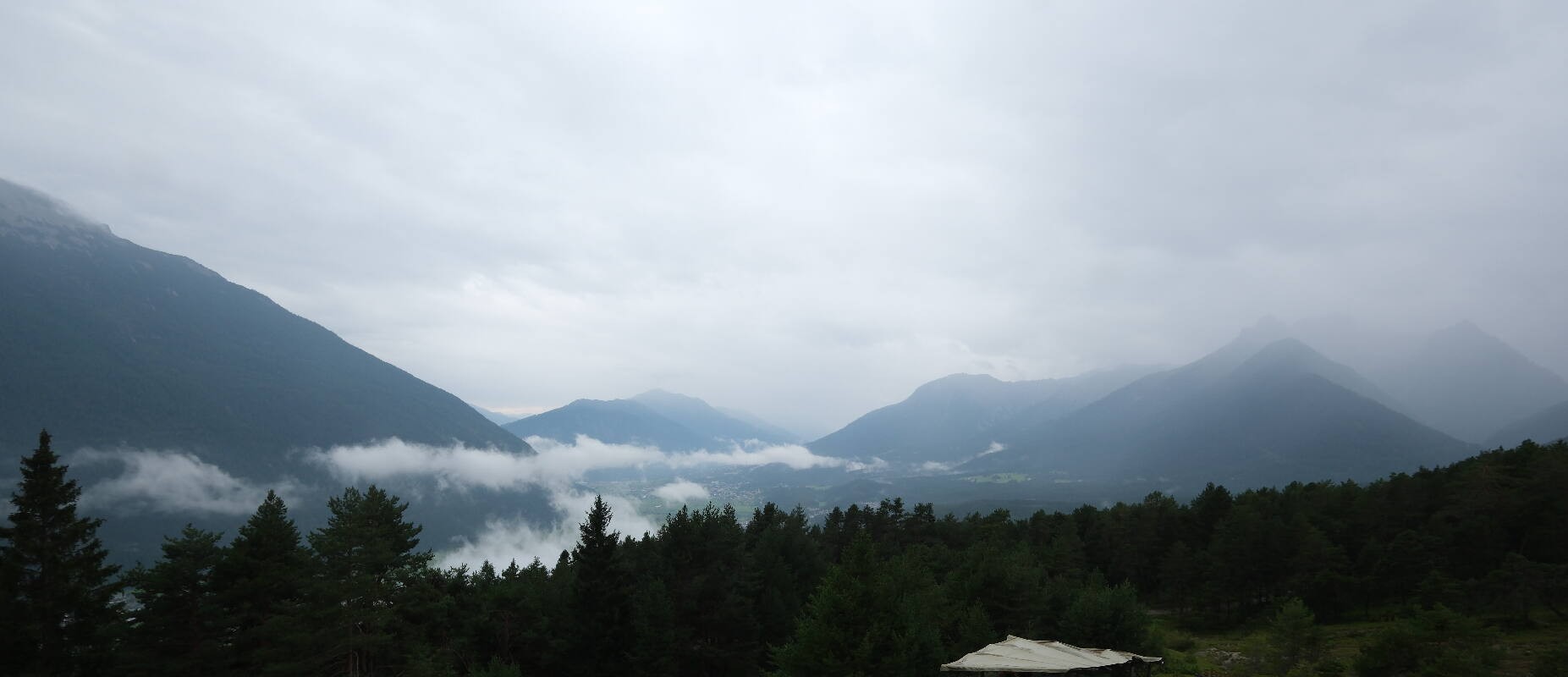 Archiv Foto Webcam Tarrenz - Blick vom Kappakreuz auf Imst
