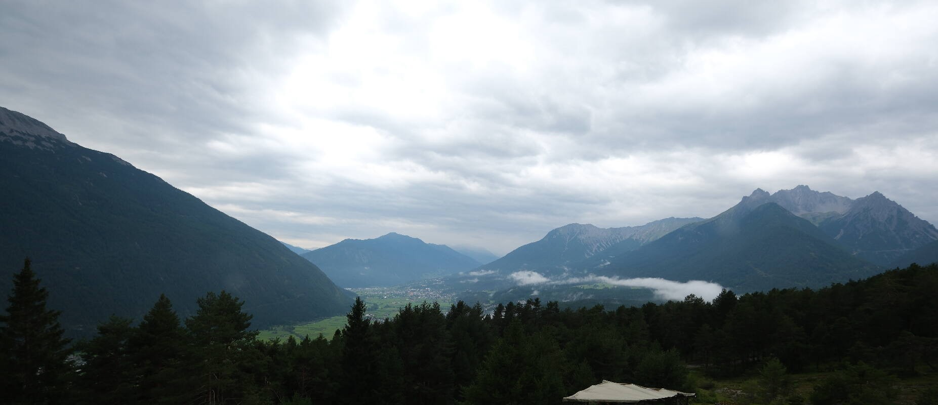Archiv Foto Webcam Tarrenz - Blick vom Kappakreuz auf Imst