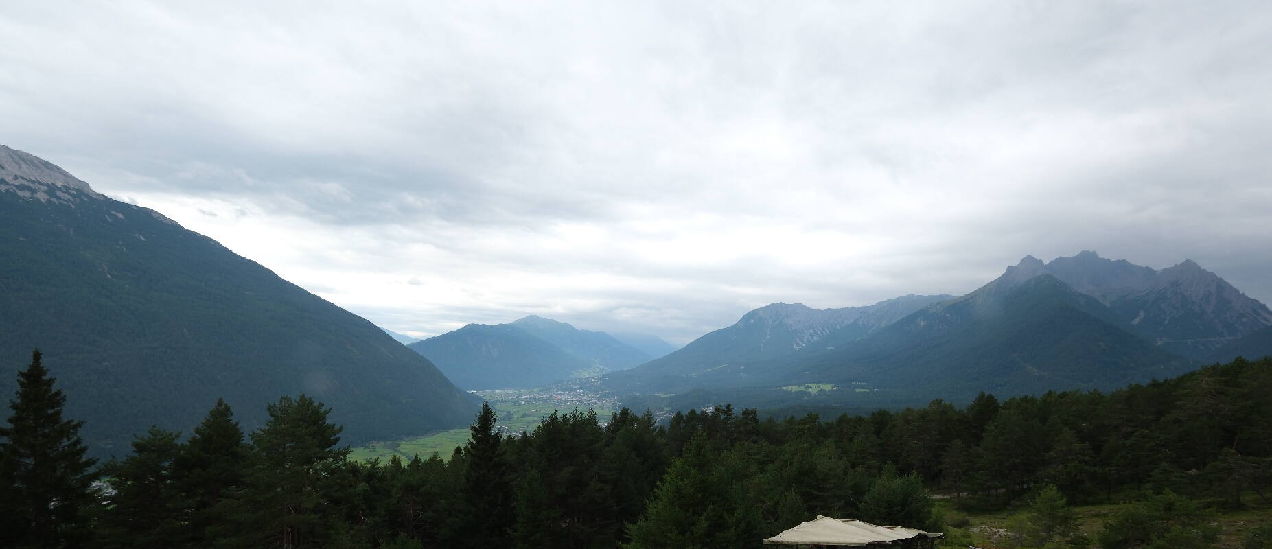 Archiv Foto Webcam Tarrenz - Blick vom Kappakreuz auf Imst