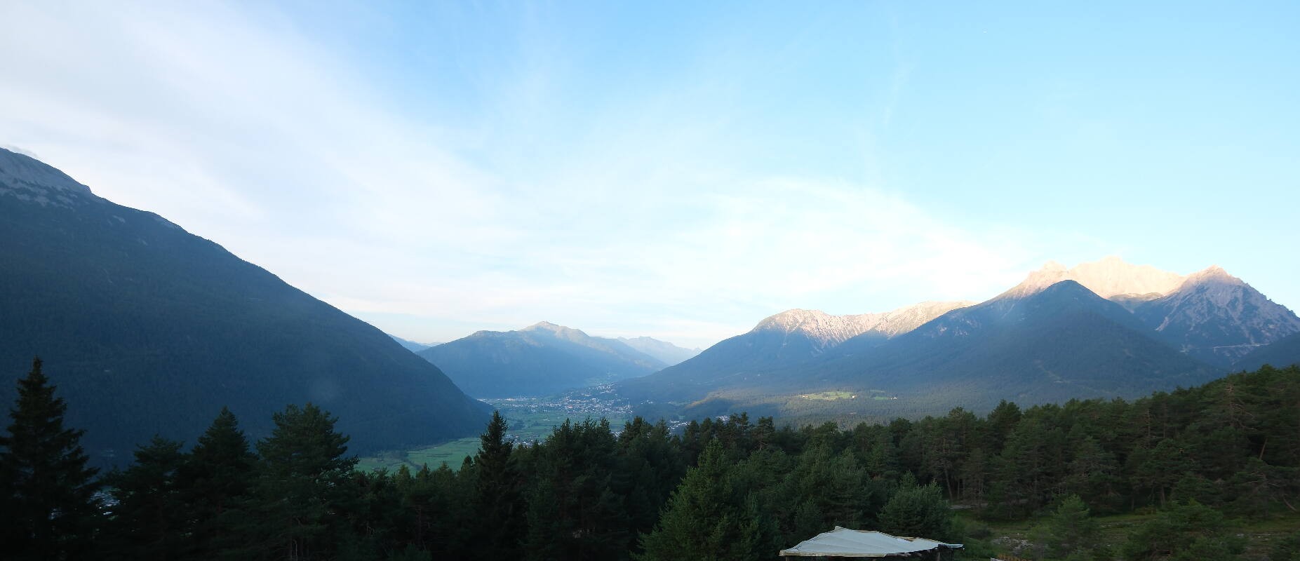 Archiv Foto Webcam Tarrenz - Blick vom Kappakreuz auf Imst