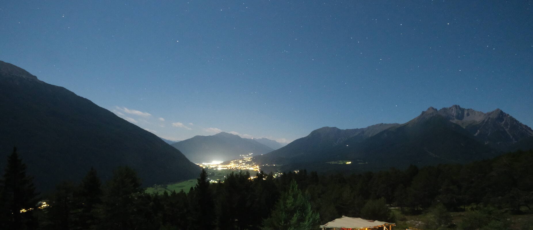 Archiv Foto Webcam Tarrenz - Blick vom Kappakreuz auf Imst