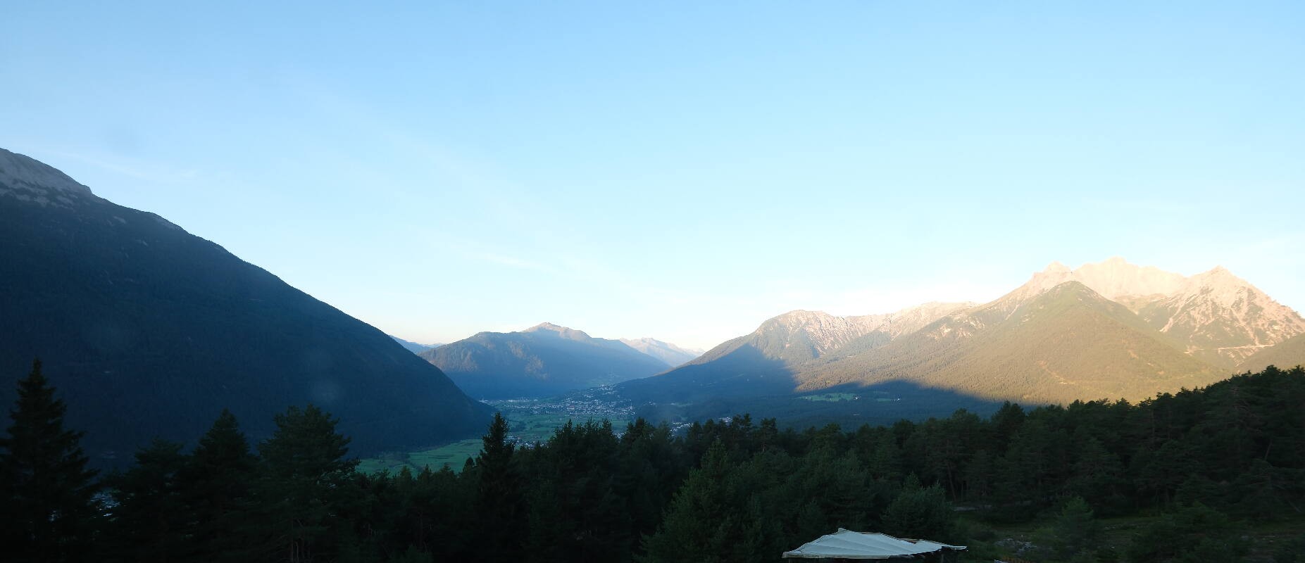 Archiv Foto Webcam Tarrenz - Blick vom Kappakreuz auf Imst