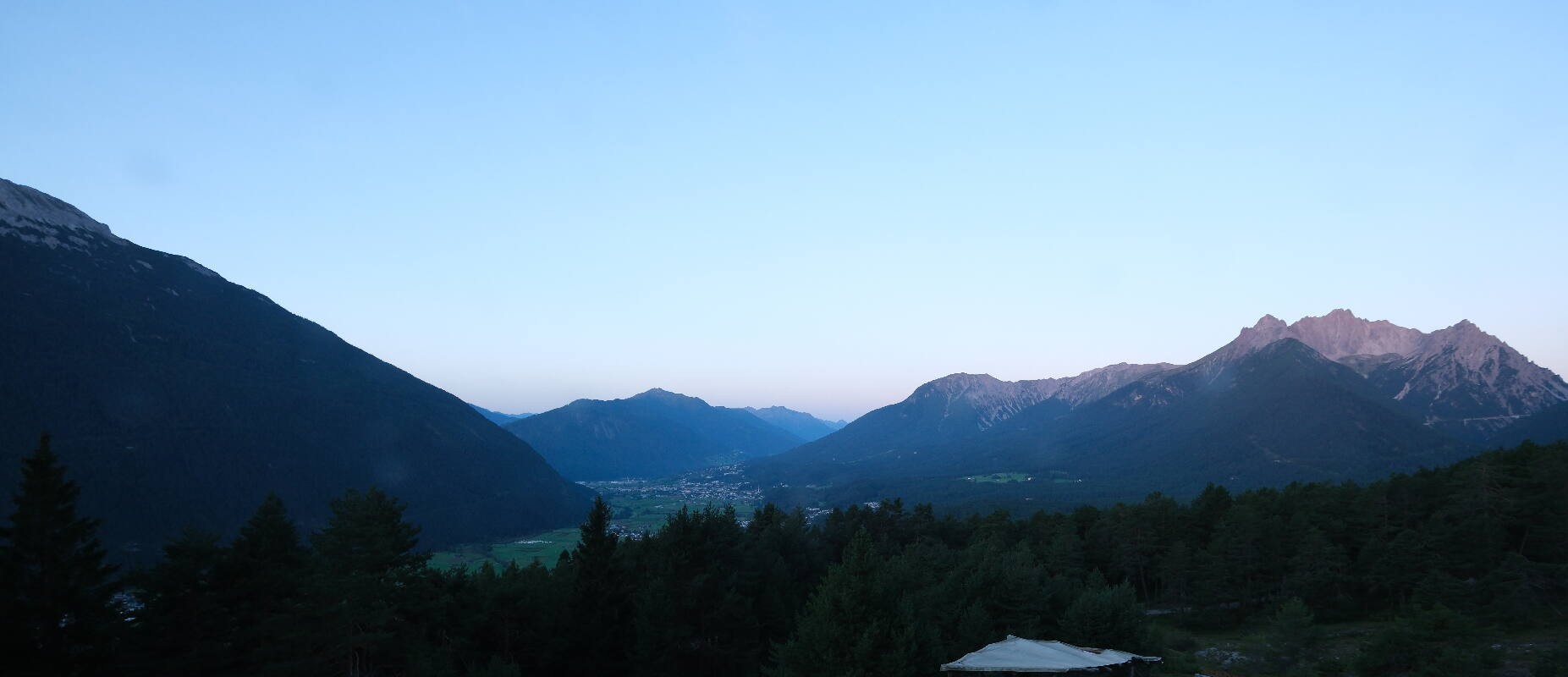 Archiv Foto Webcam Tarrenz - Blick vom Kappakreuz auf Imst