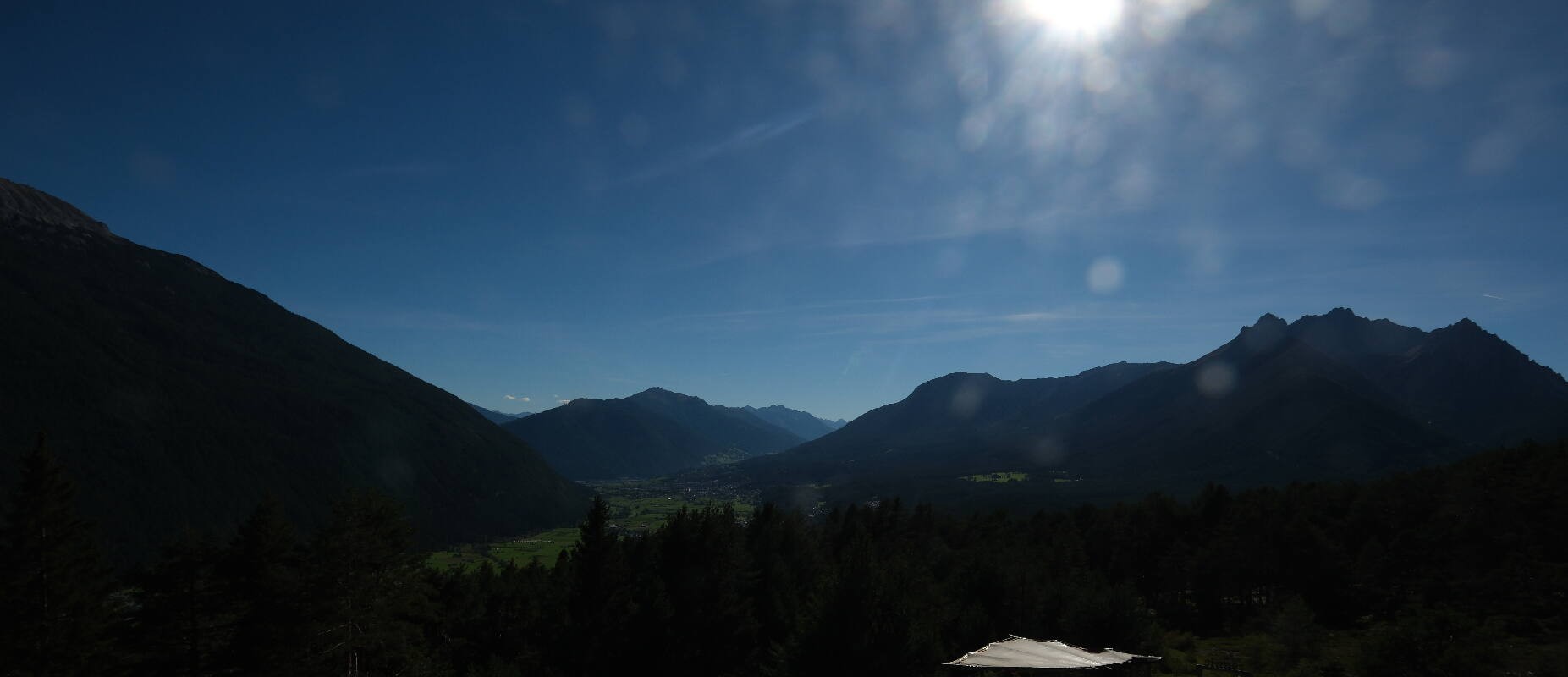 Archiv Foto Webcam Tarrenz - Blick vom Kappakreuz auf Imst