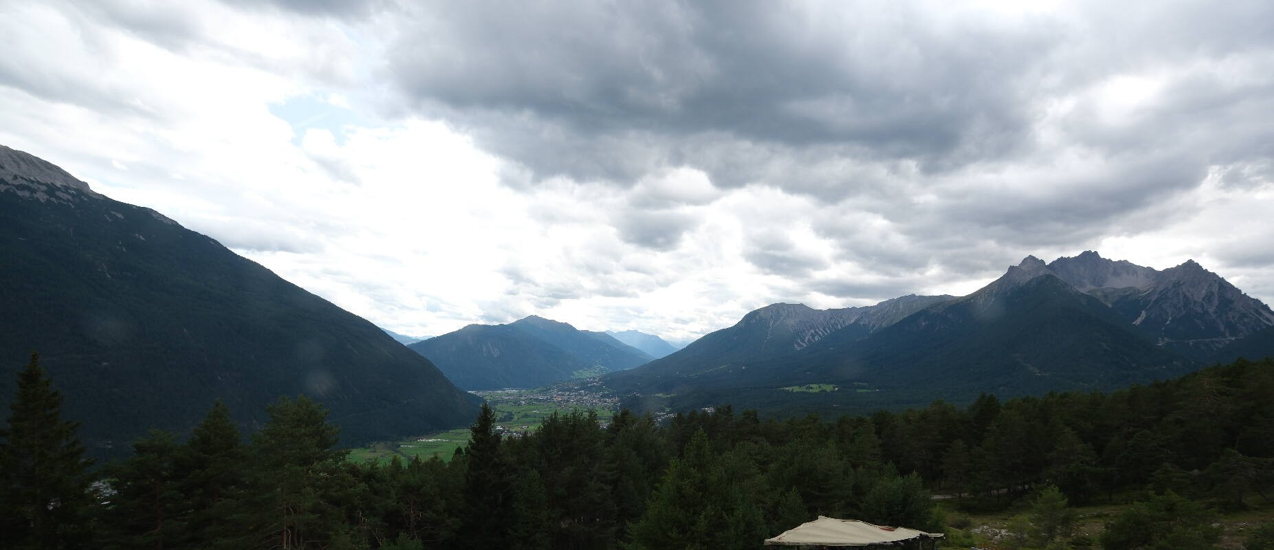 Archiv Foto Webcam Tarrenz - Blick vom Kappakreuz auf Imst