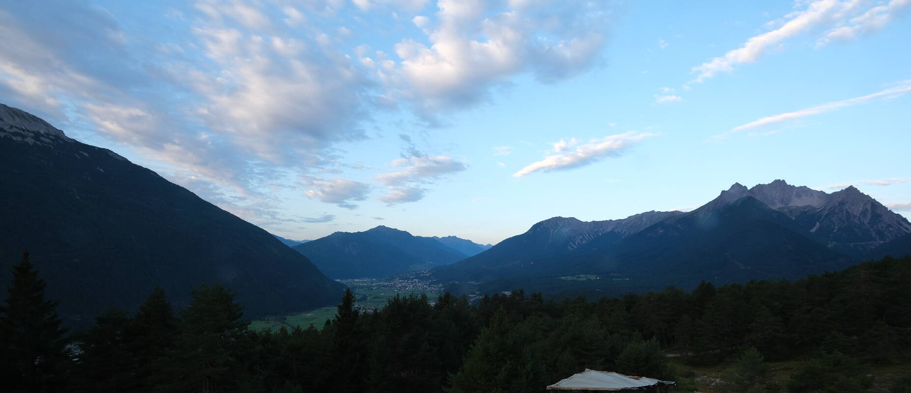 Archiv Foto Webcam Tarrenz - Blick vom Kappakreuz auf Imst