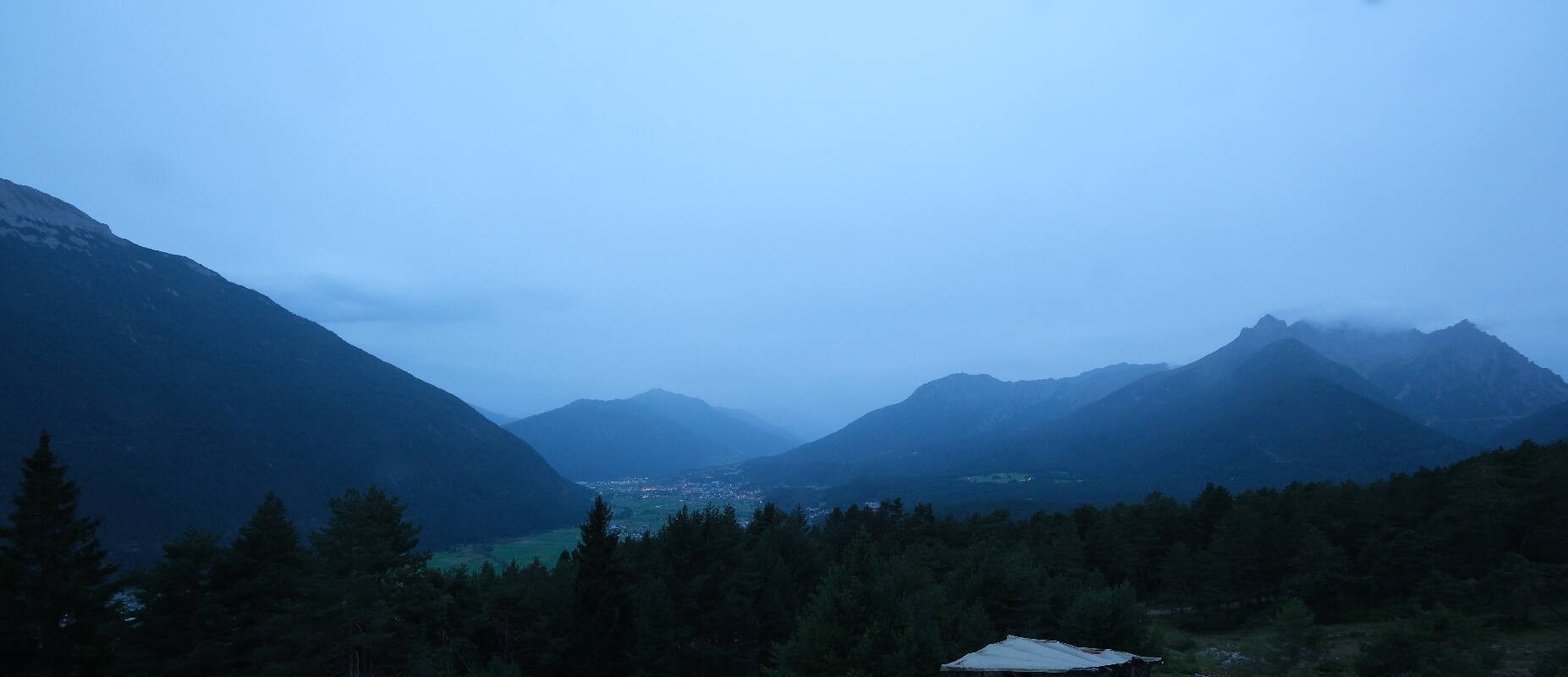 Archiv Foto Webcam Tarrenz - Blick vom Kappakreuz auf Imst