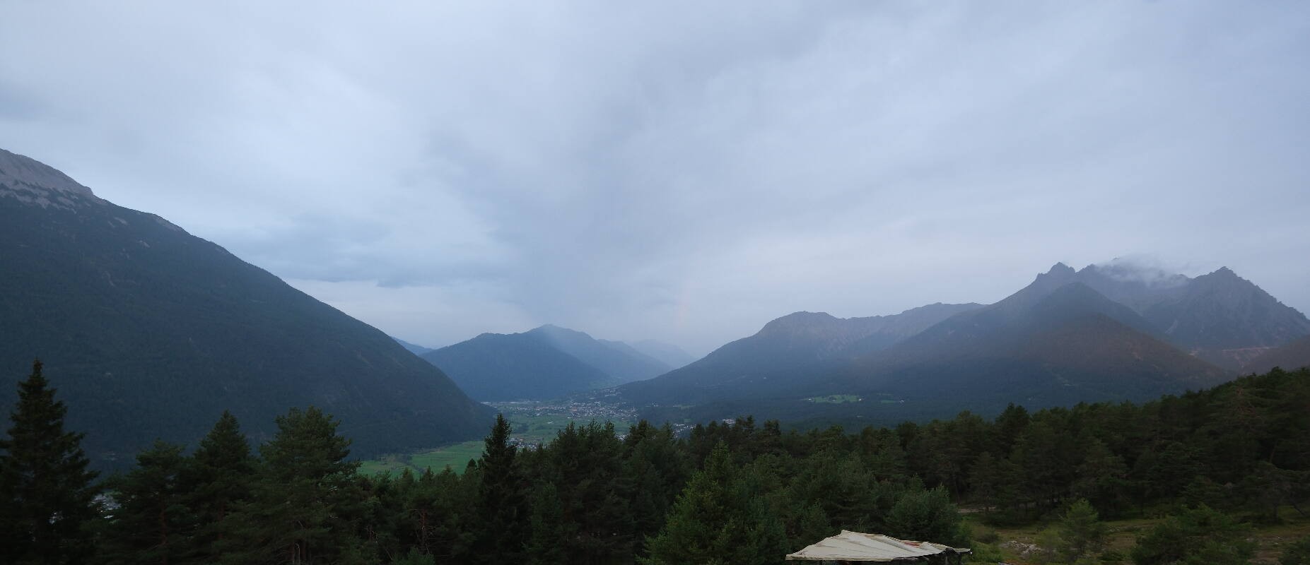 Archiv Foto Webcam Tarrenz - Blick vom Kappakreuz auf Imst