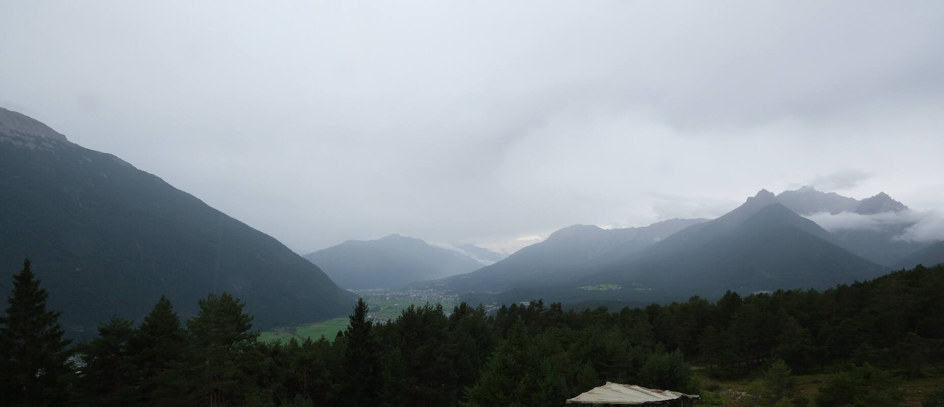 Archiv Foto Webcam Tarrenz - Blick vom Kappakreuz auf Imst