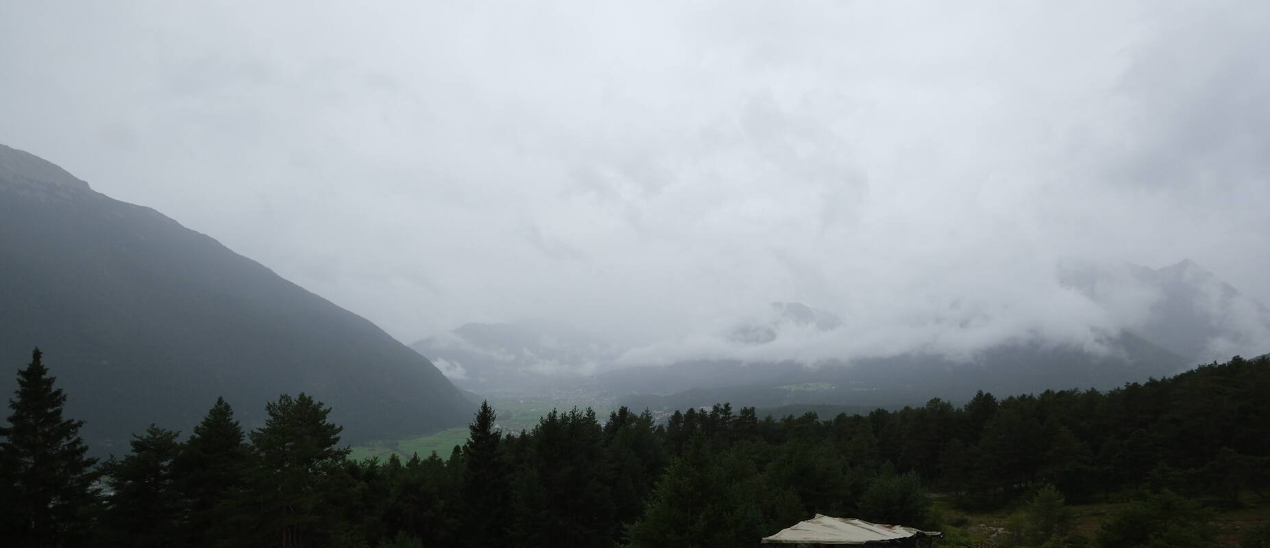 Archiv Foto Webcam Tarrenz - Blick vom Kappakreuz auf Imst