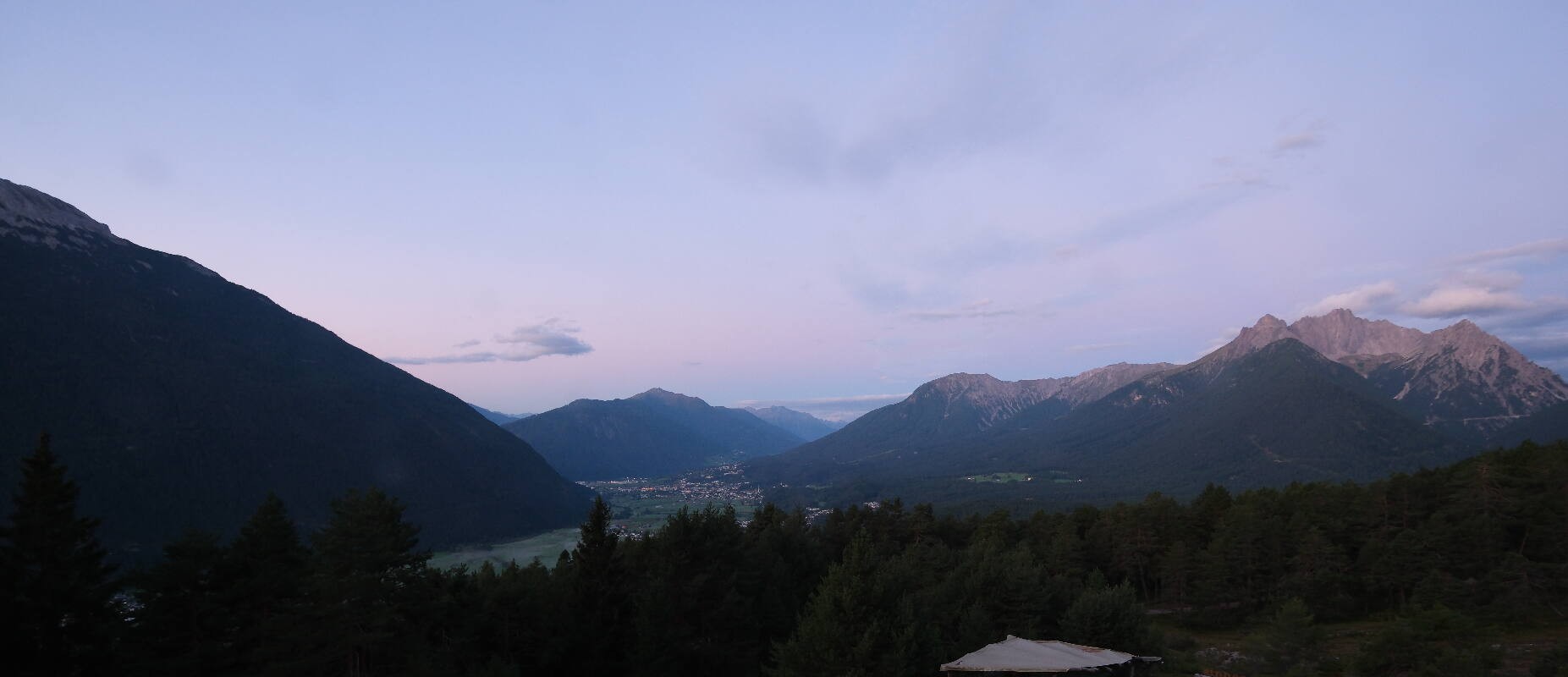 Archiv Foto Webcam Tarrenz - Blick vom Kappakreuz auf Imst