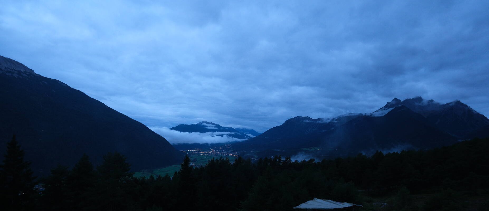 Archiv Foto Webcam Tarrenz - Blick vom Kappakreuz auf Imst