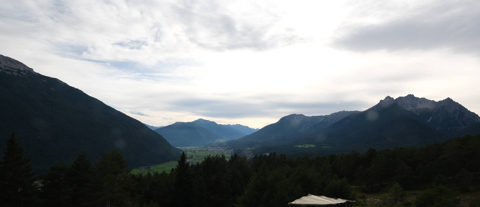 Archived image Webcam Tarrenz - View from Kappakreuz to Imst