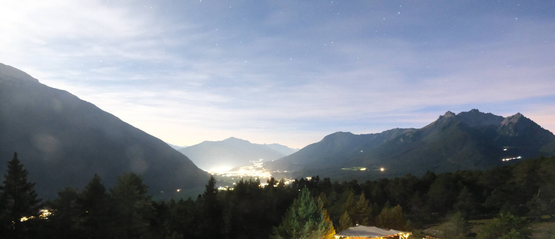 Archiv Foto Webcam Tarrenz - Blick vom Kappakreuz auf Imst