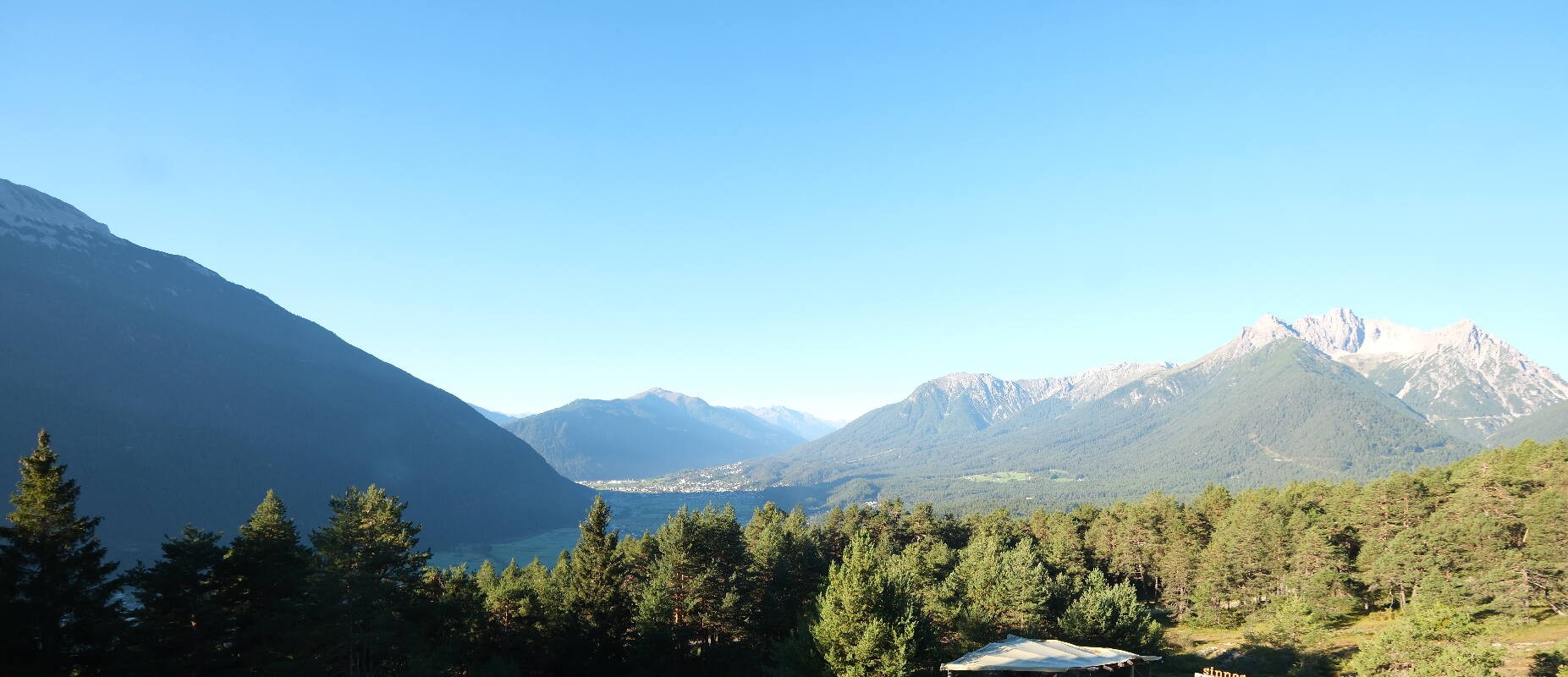 Archiv Foto Webcam Tarrenz - Blick vom Kappakreuz auf Imst