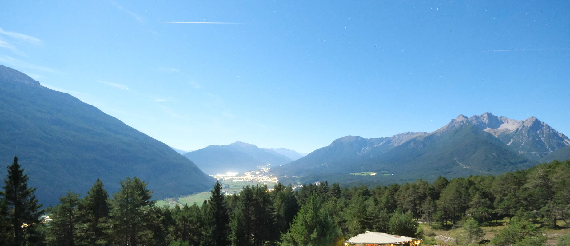 Archiv Foto Webcam Tarrenz - Blick vom Kappakreuz auf Imst