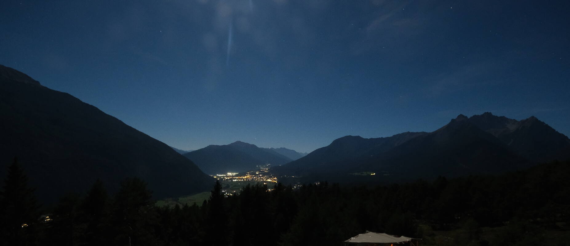 Archiv Foto Webcam Tarrenz - Blick vom Kappakreuz auf Imst