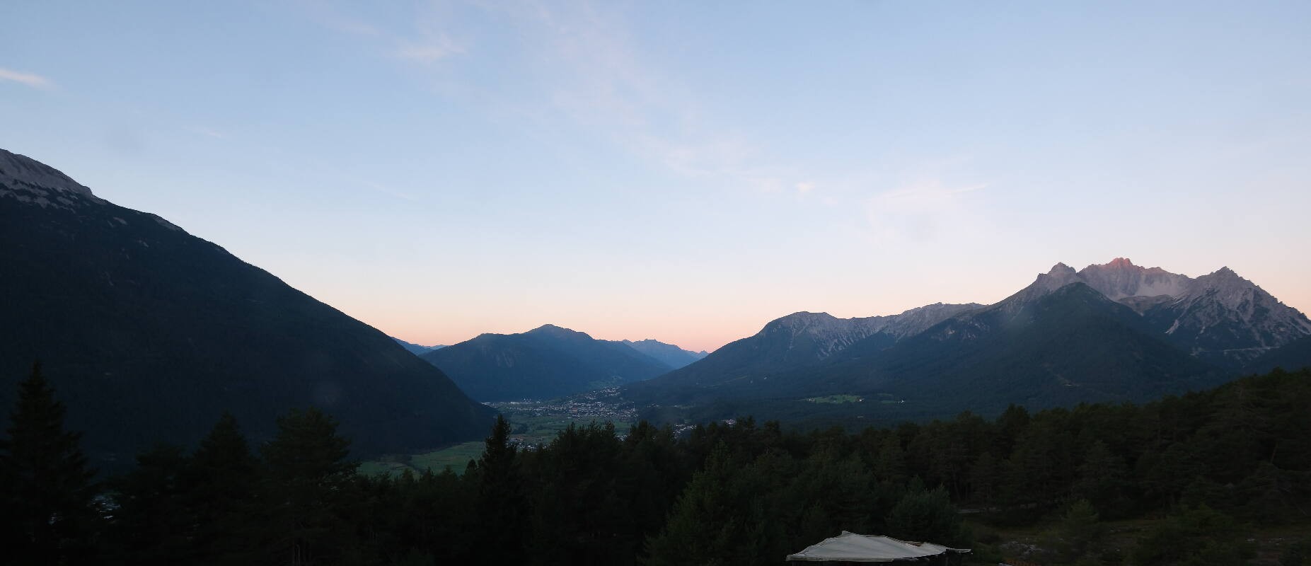 Archiv Foto Webcam Tarrenz - Blick vom Kappakreuz auf Imst