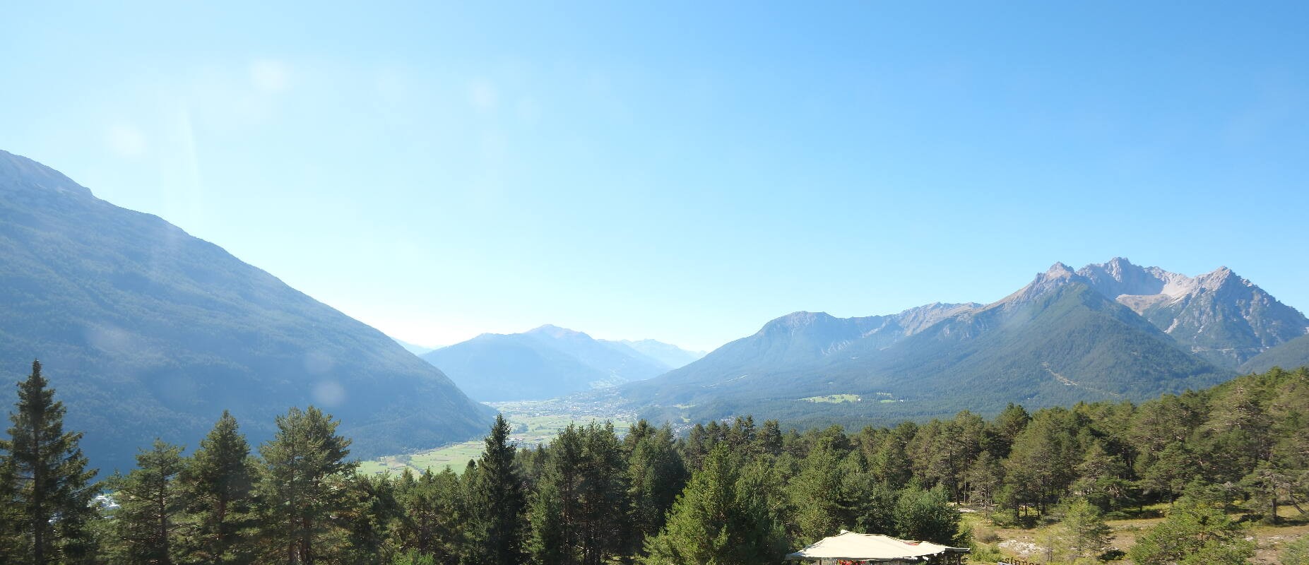 Archiv Foto Webcam Tarrenz - Blick vom Kappakreuz auf Imst