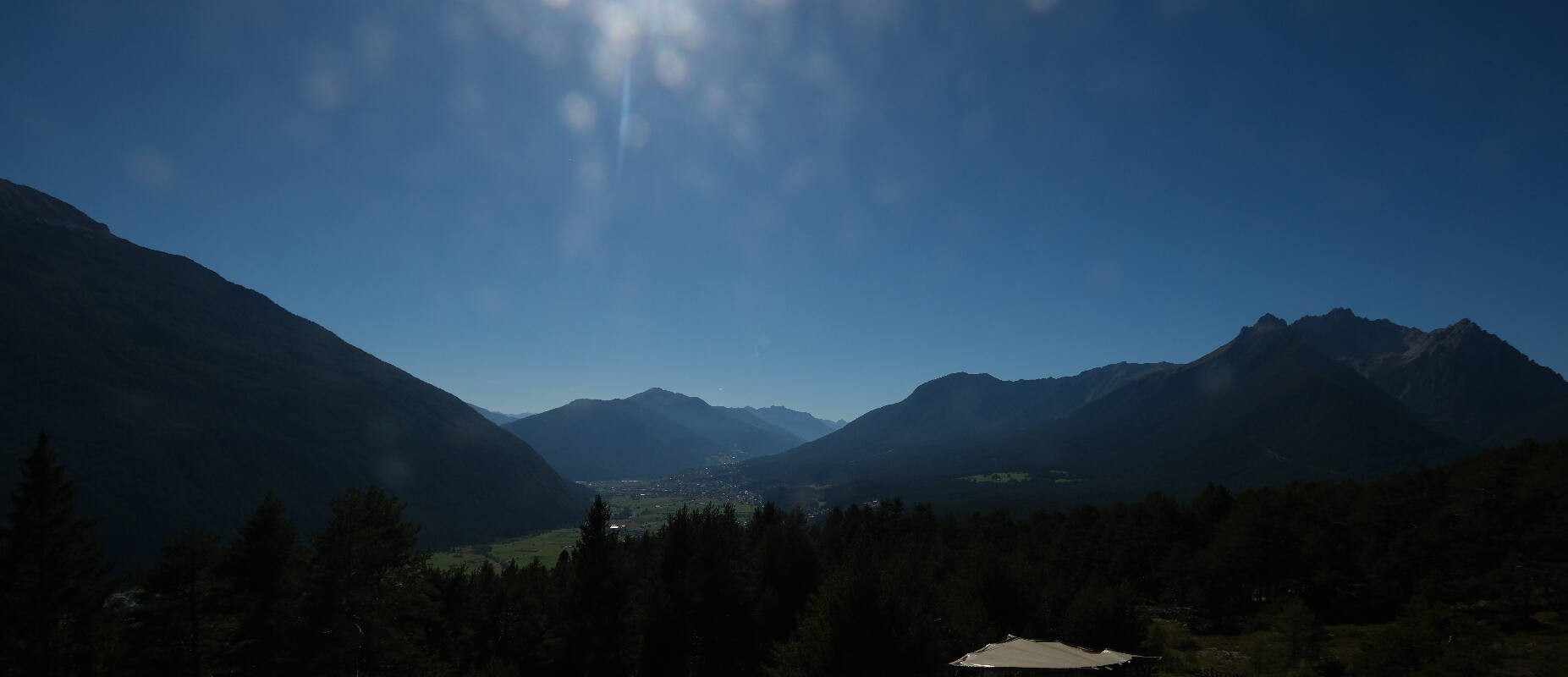Archiv Foto Webcam Tarrenz - Blick vom Kappakreuz auf Imst
