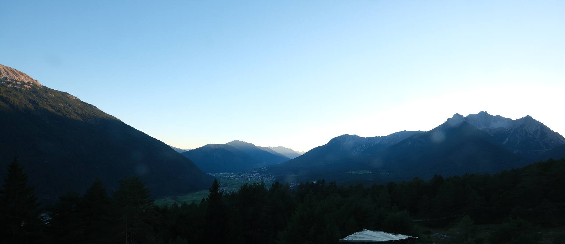 Archiv Foto Webcam Tarrenz - Blick vom Kappakreuz auf Imst