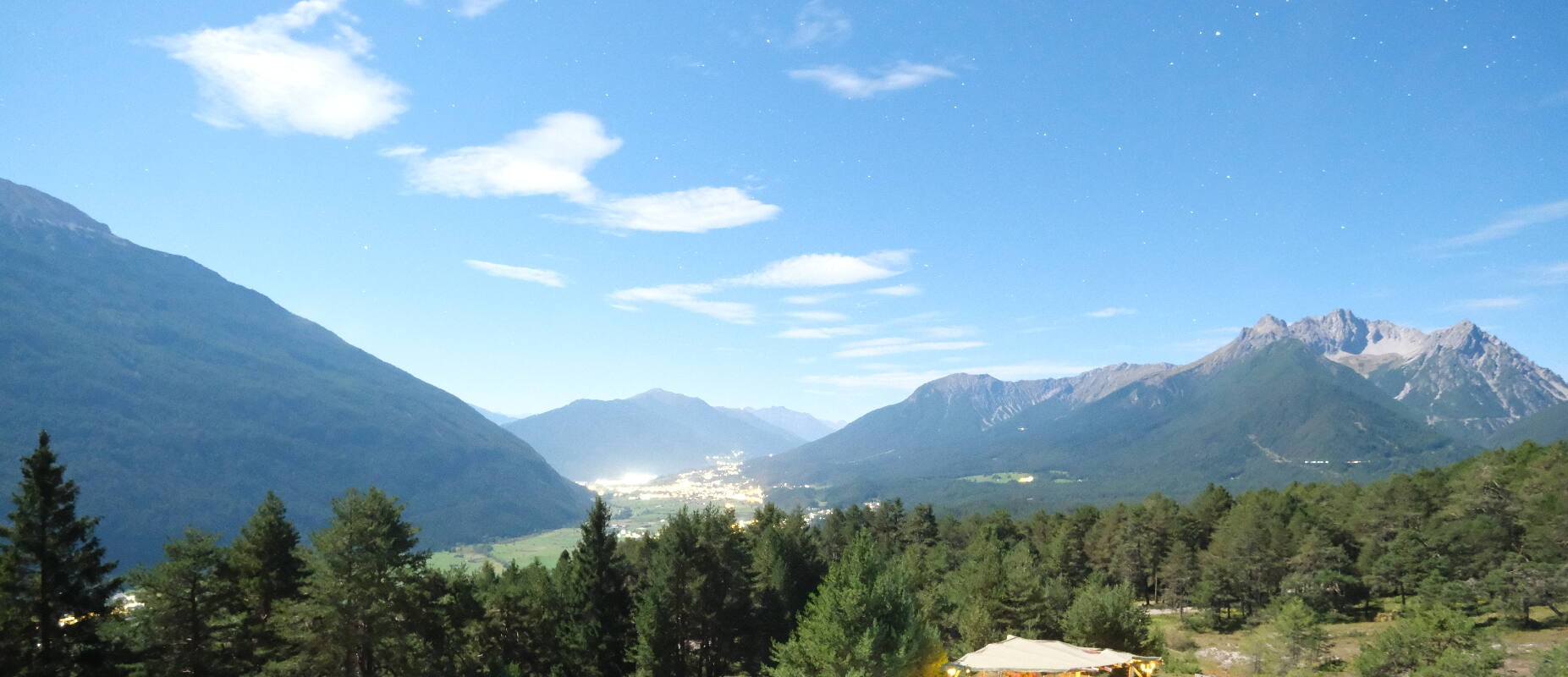 Archiv Foto Webcam Tarrenz - Blick vom Kappakreuz auf Imst