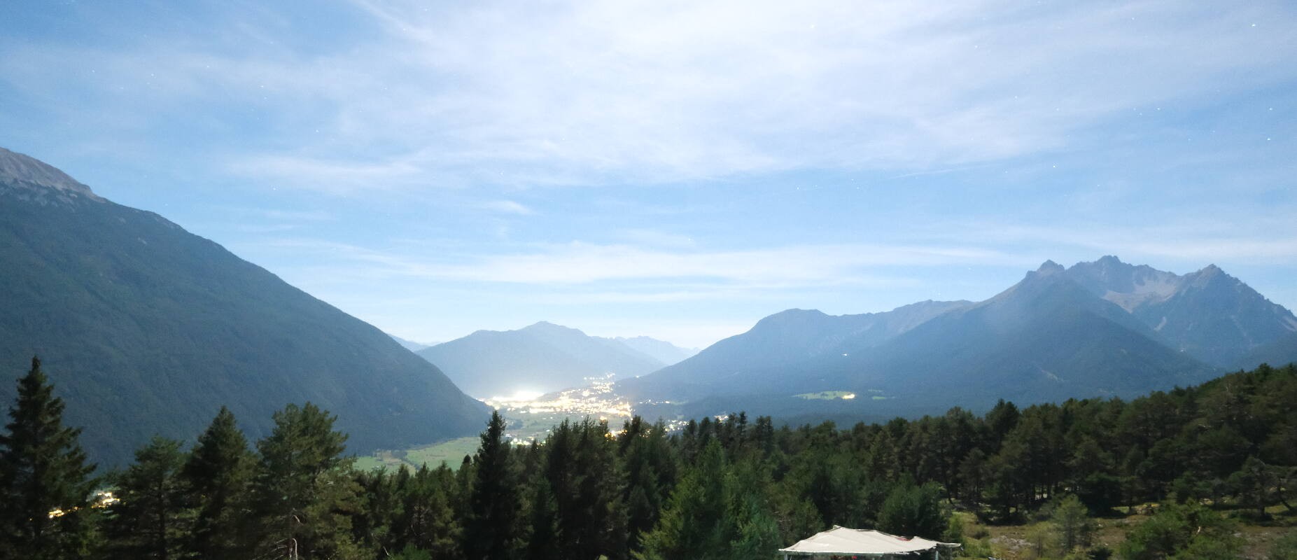 Archiv Foto Webcam Tarrenz - Blick vom Kappakreuz auf Imst