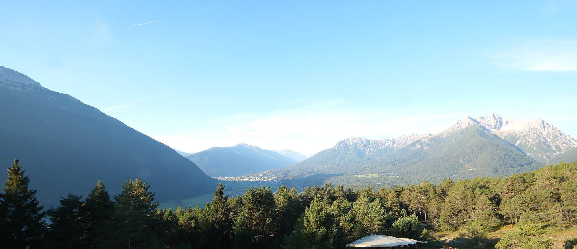 Archiv Foto Webcam Tarrenz - Blick vom Kappakreuz auf Imst