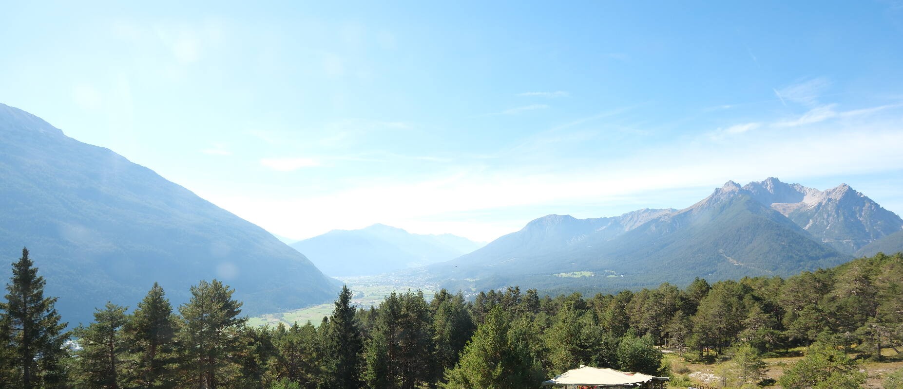 Archiv Foto Webcam Tarrenz - Blick vom Kappakreuz auf Imst