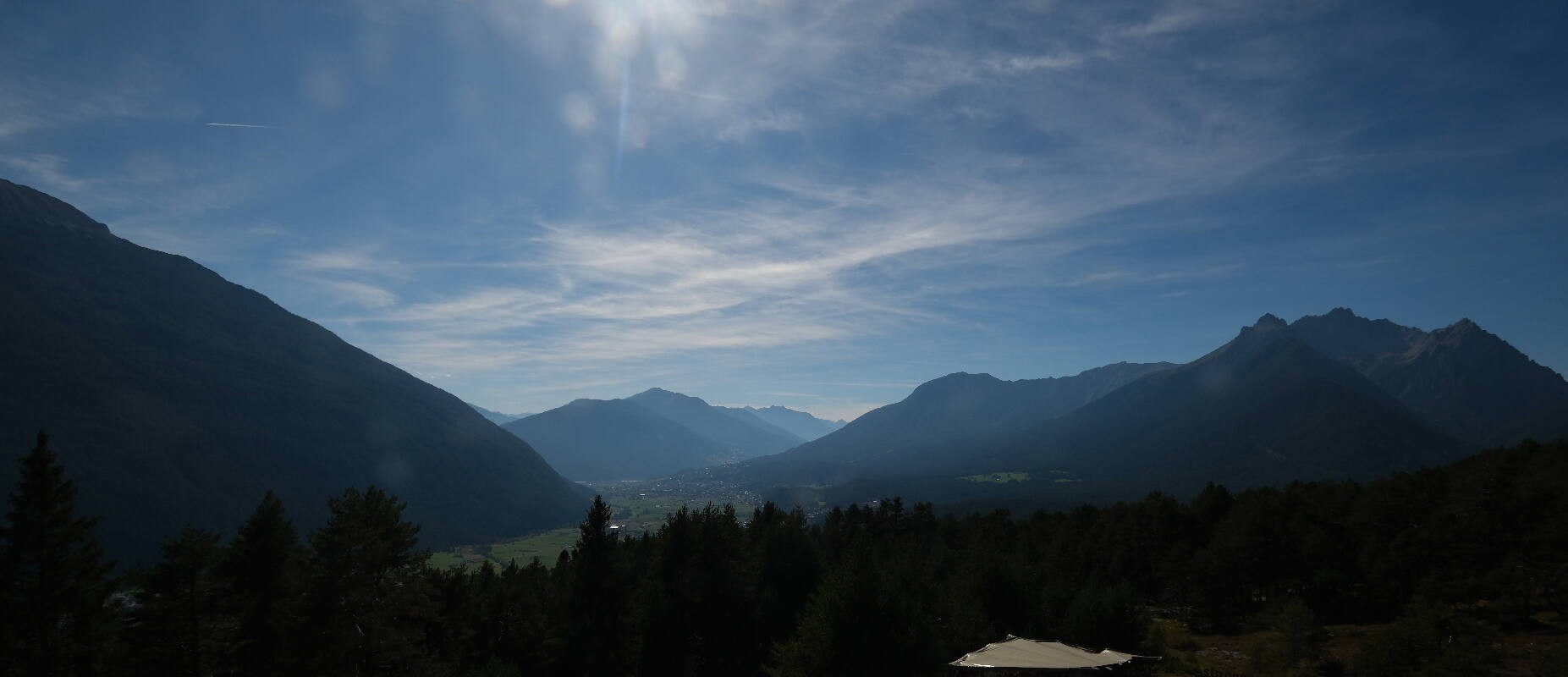 Archiv Foto Webcam Tarrenz - Blick vom Kappakreuz auf Imst