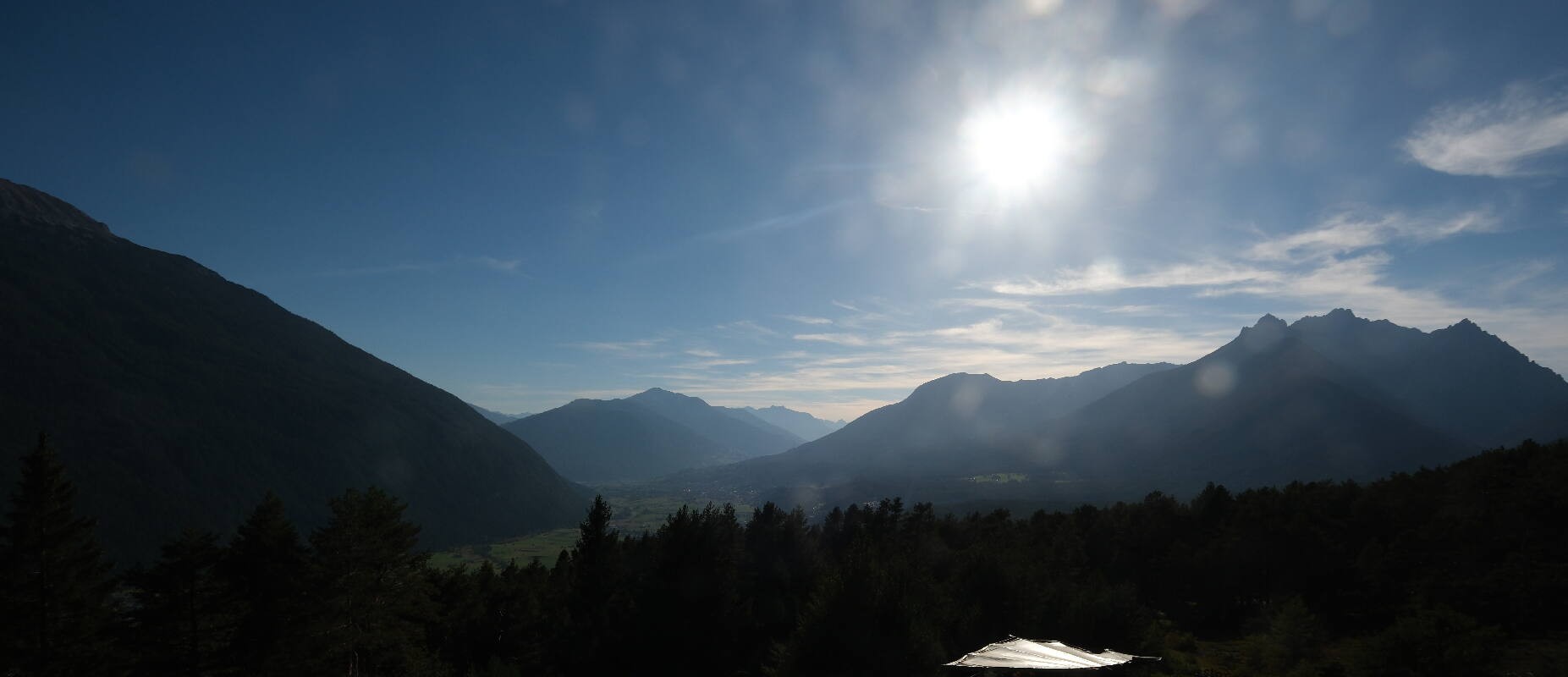 Archiv Foto Webcam Tarrenz - Blick vom Kappakreuz auf Imst