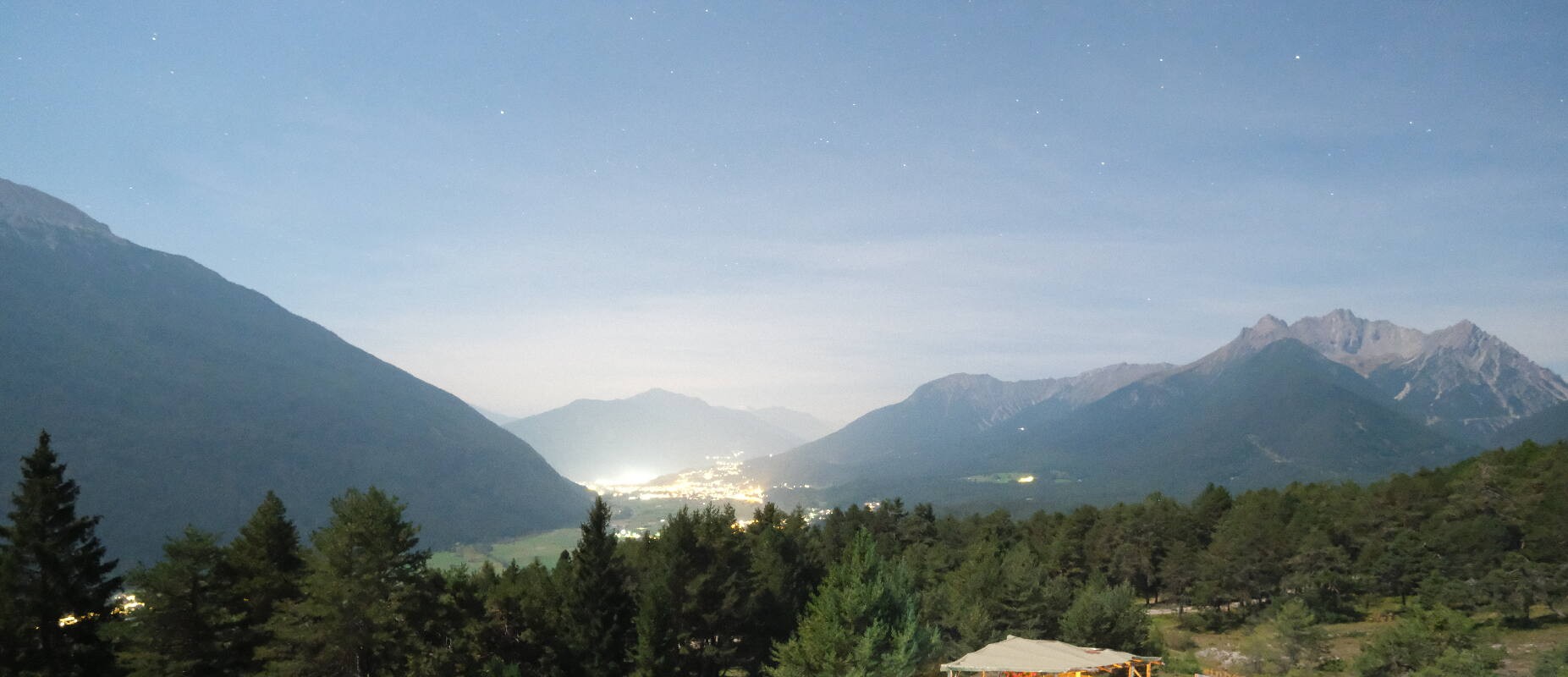 Archiv Foto Webcam Tarrenz - Blick vom Kappakreuz auf Imst