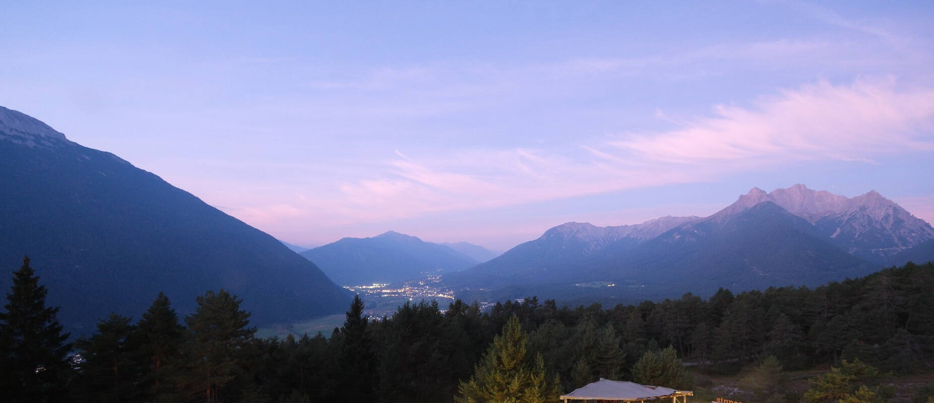 Archiv Foto Webcam Tarrenz - Blick vom Kappakreuz auf Imst
