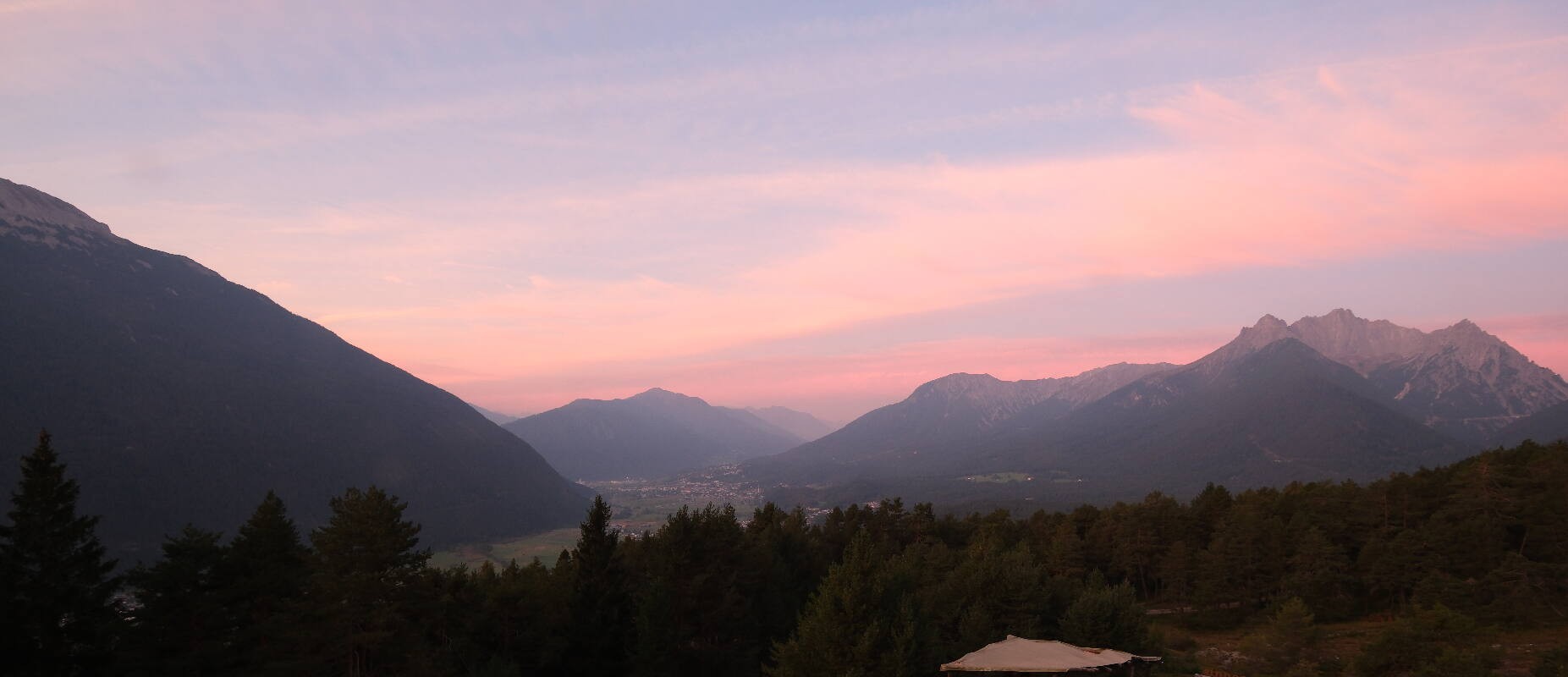 Archiv Foto Webcam Tarrenz - Blick vom Kappakreuz auf Imst