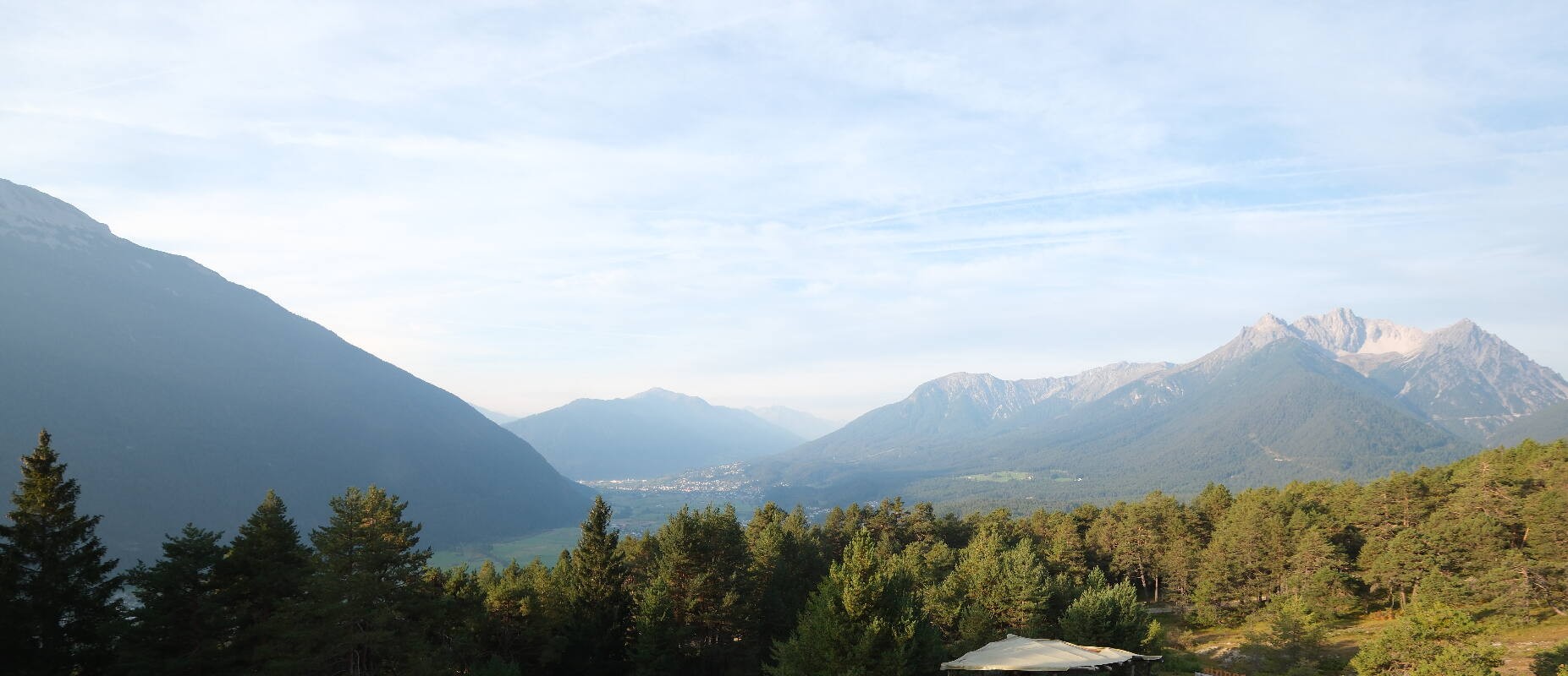 Archiv Foto Webcam Tarrenz - Blick vom Kappakreuz auf Imst
