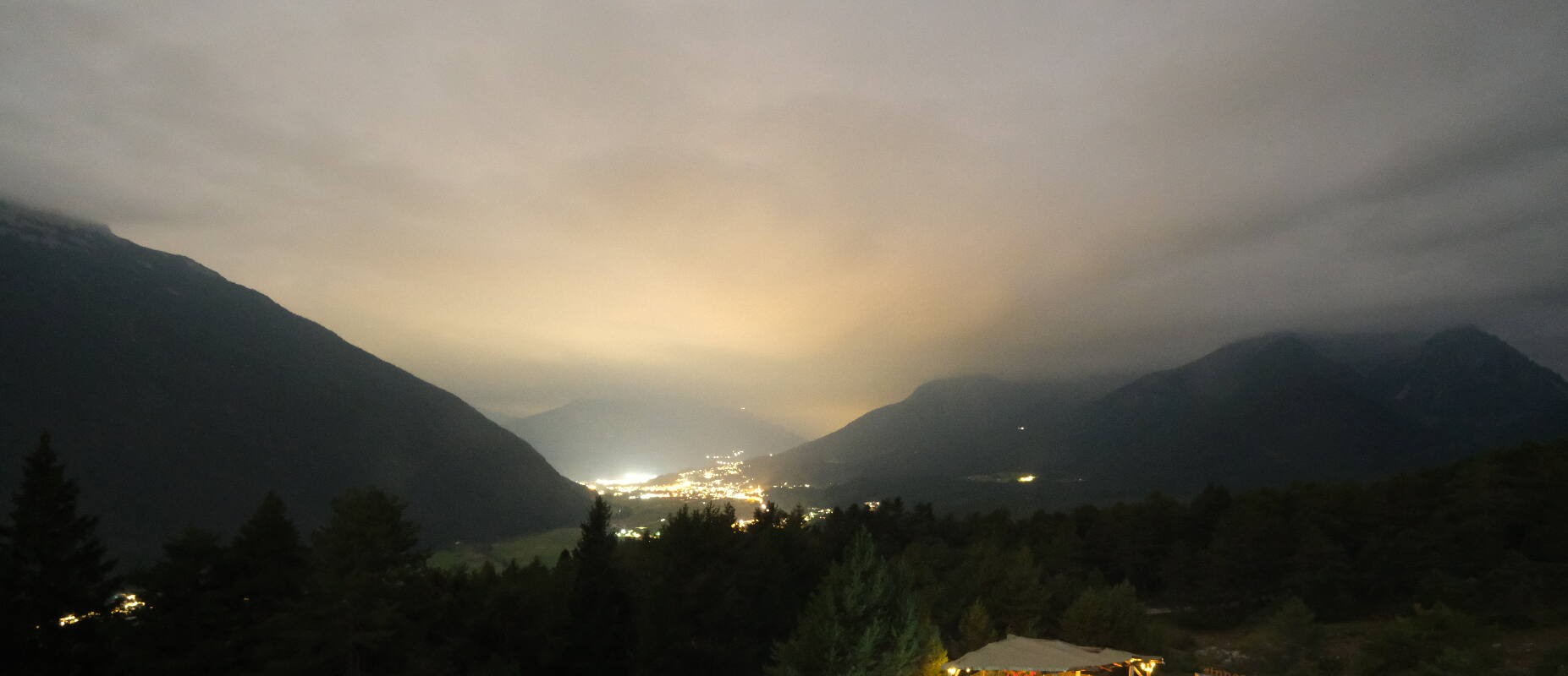 Archiv Foto Webcam Tarrenz - Blick vom Kappakreuz auf Imst