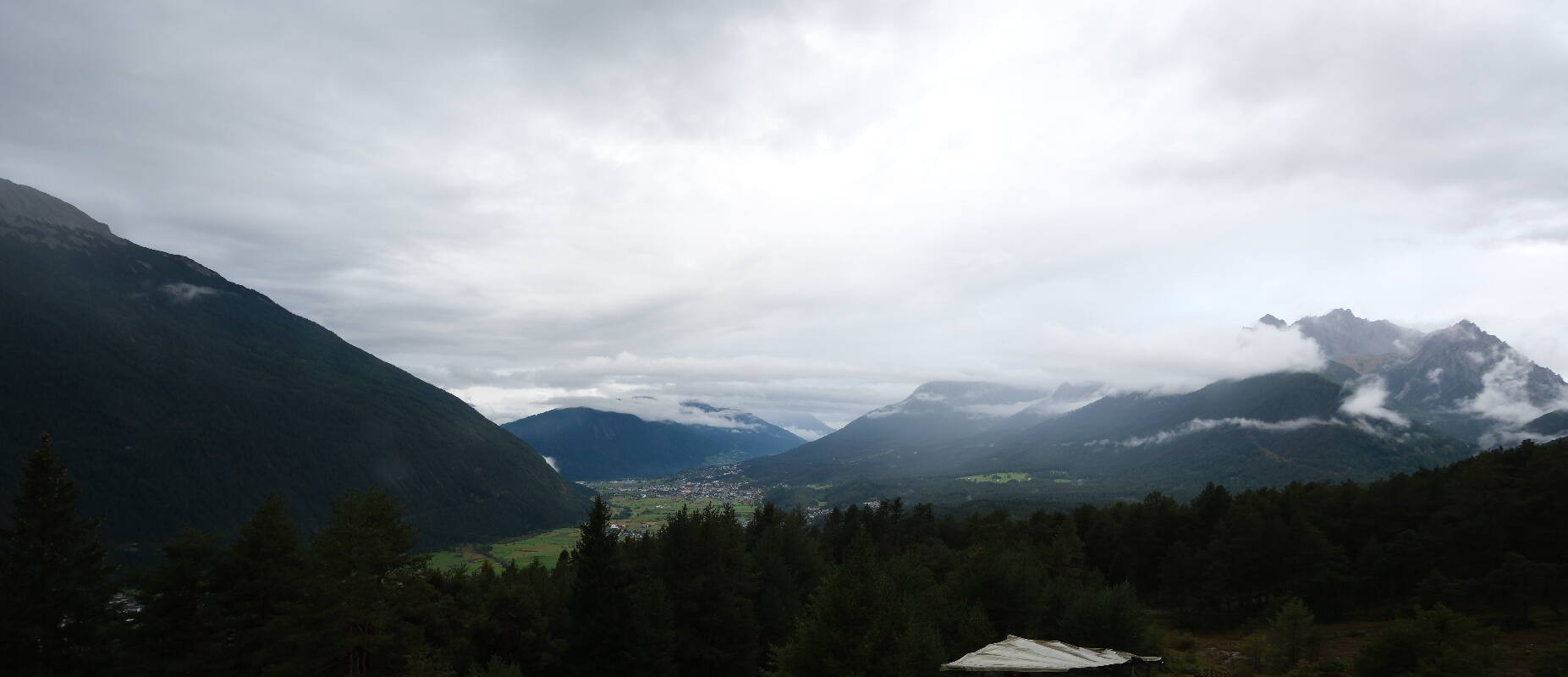 Archiv Foto Webcam Tarrenz - Blick vom Kappakreuz auf Imst