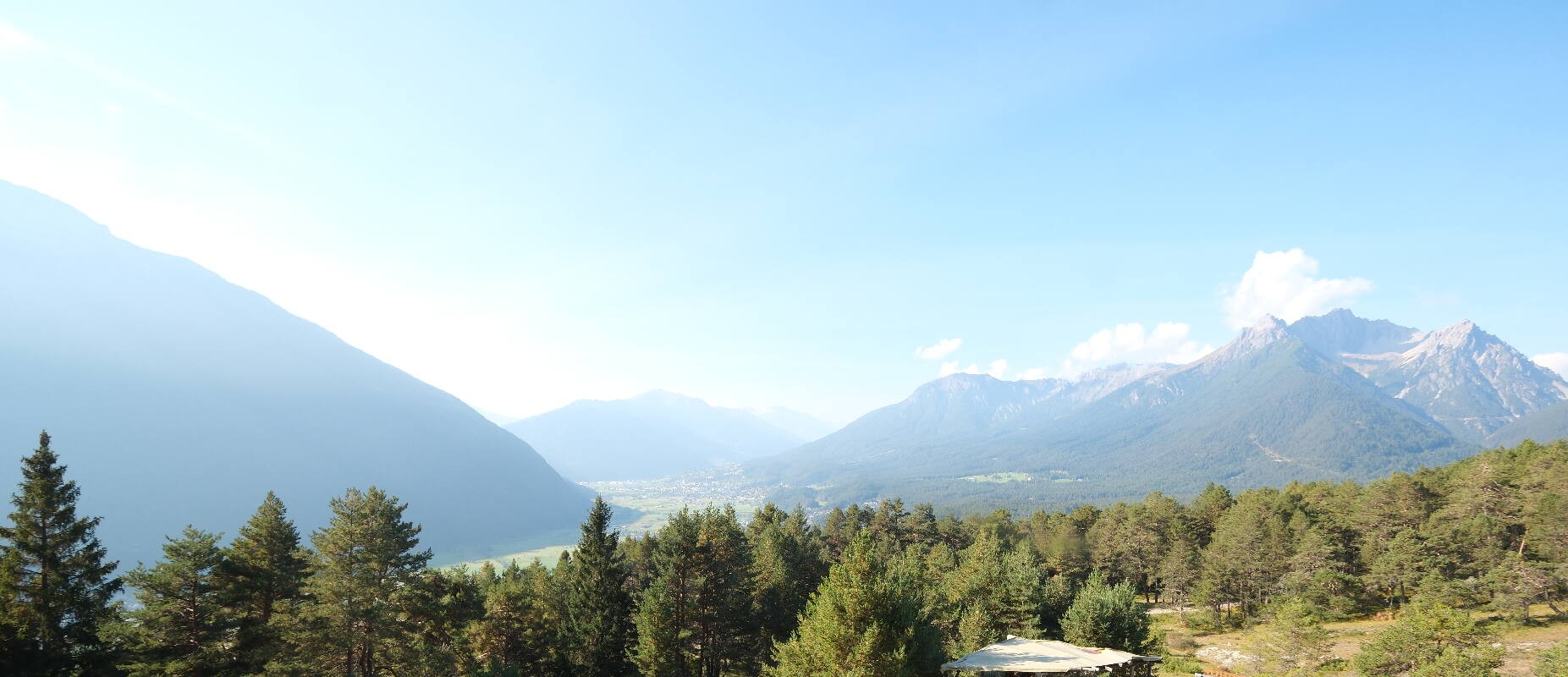 Archiv Foto Webcam Tarrenz - Blick vom Kappakreuz auf Imst