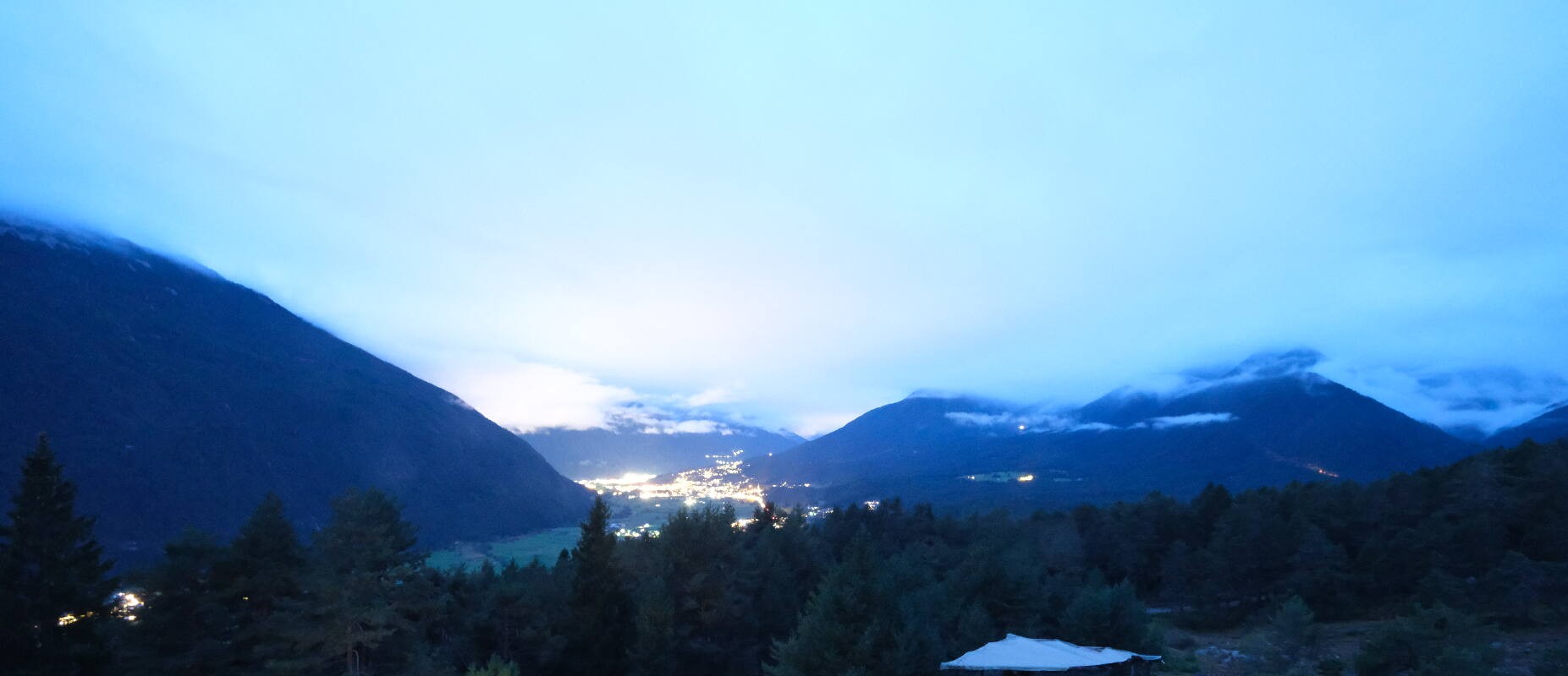 Archiv Foto Webcam Tarrenz - Blick vom Kappakreuz auf Imst