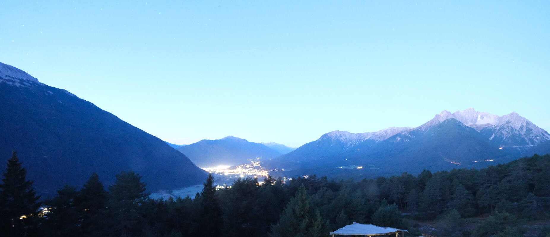 Archiv Foto Webcam Tarrenz - Blick vom Kappakreuz auf Imst