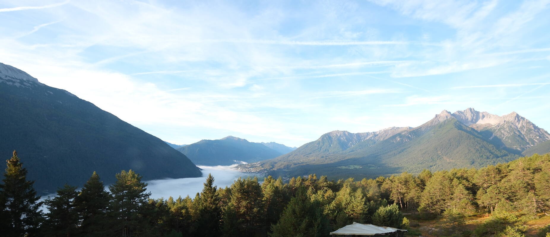 Archiv Foto Webcam Tarrenz - Blick vom Kappakreuz auf Imst