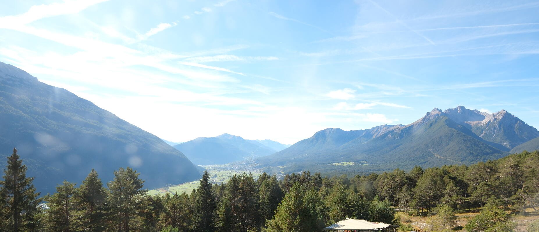 Archiv Foto Webcam Tarrenz - Blick vom Kappakreuz auf Imst