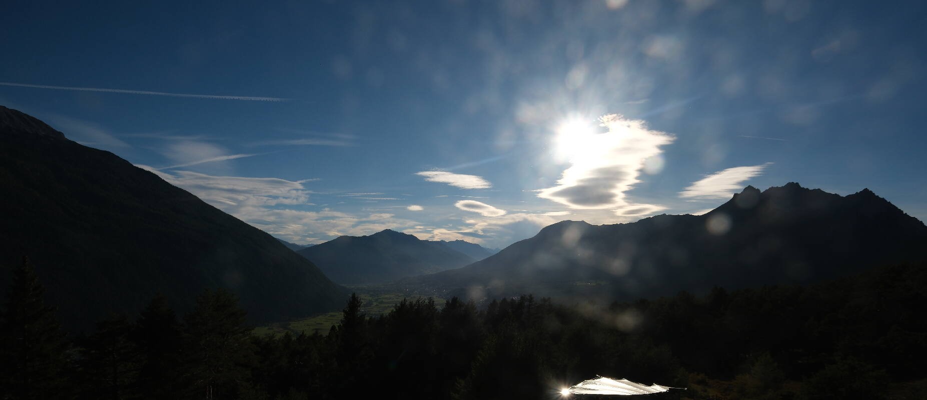 Archiv Foto Webcam Tarrenz - Blick vom Kappakreuz auf Imst