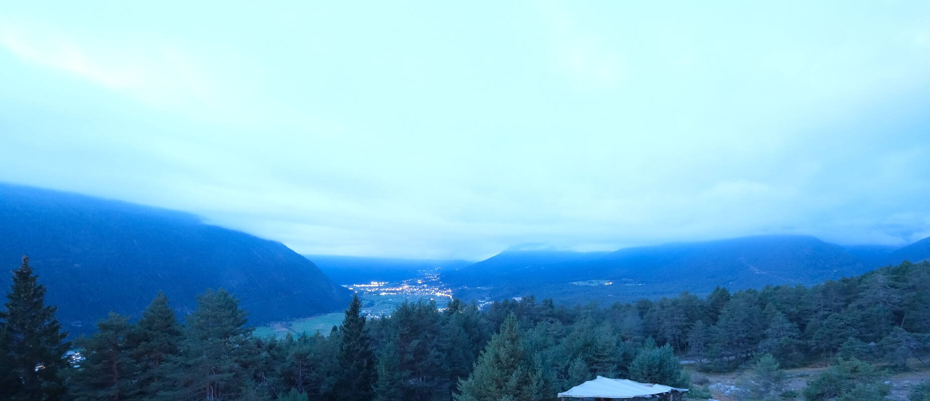 Archiv Foto Webcam Tarrenz - Blick vom Kappakreuz auf Imst