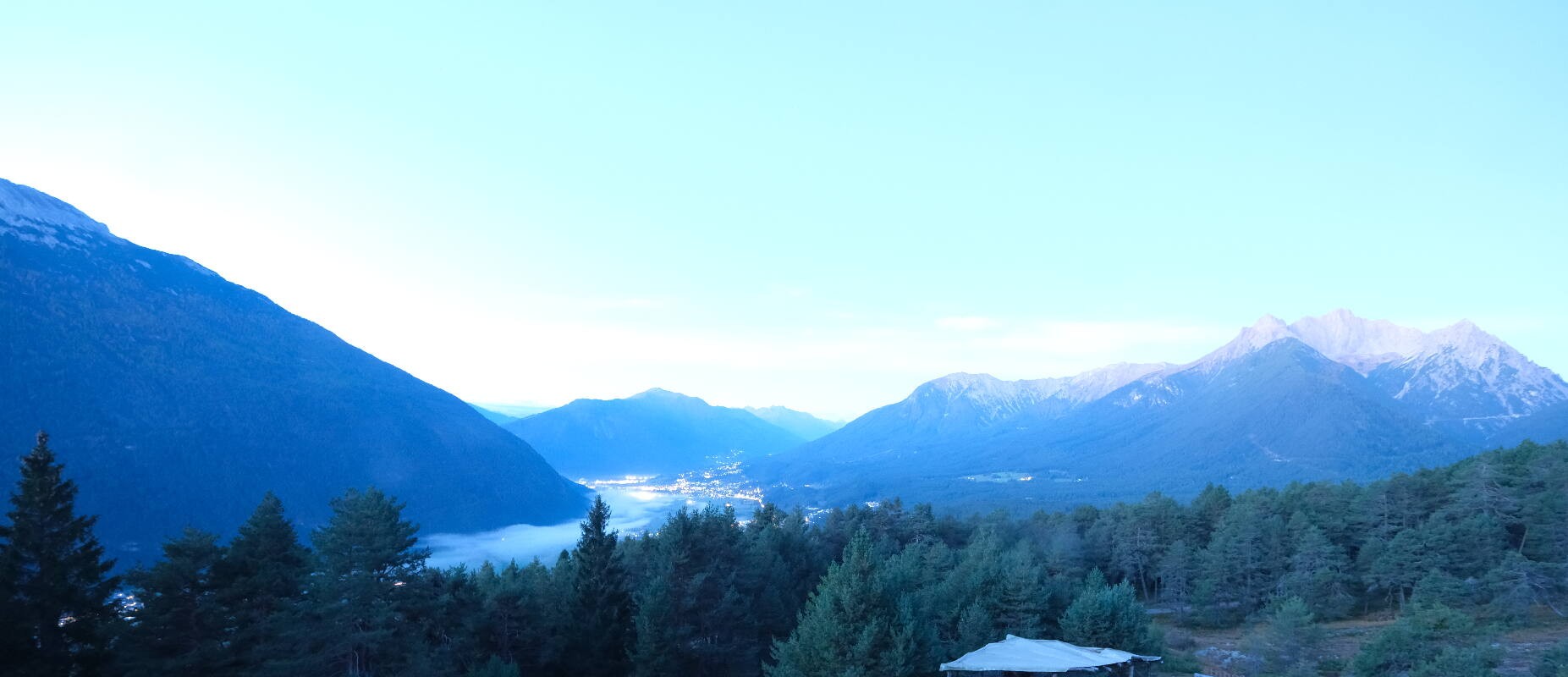 Archiv Foto Webcam Tarrenz - Blick vom Kappakreuz auf Imst