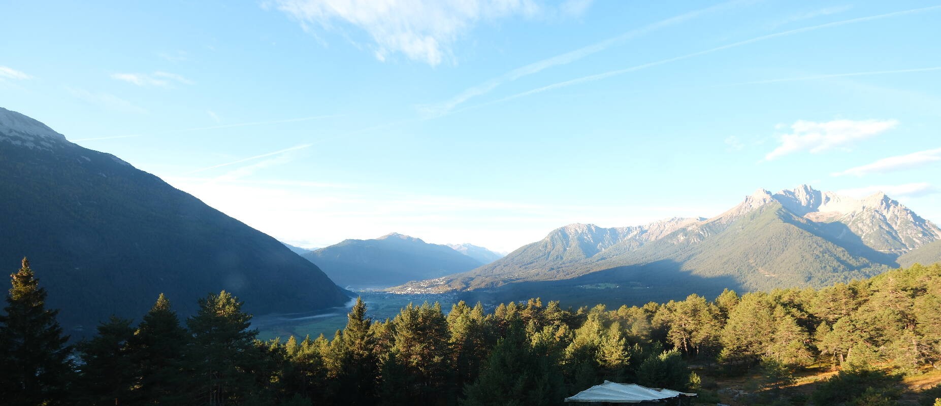 Archiv Foto Webcam Tarrenz - Blick vom Kappakreuz auf Imst