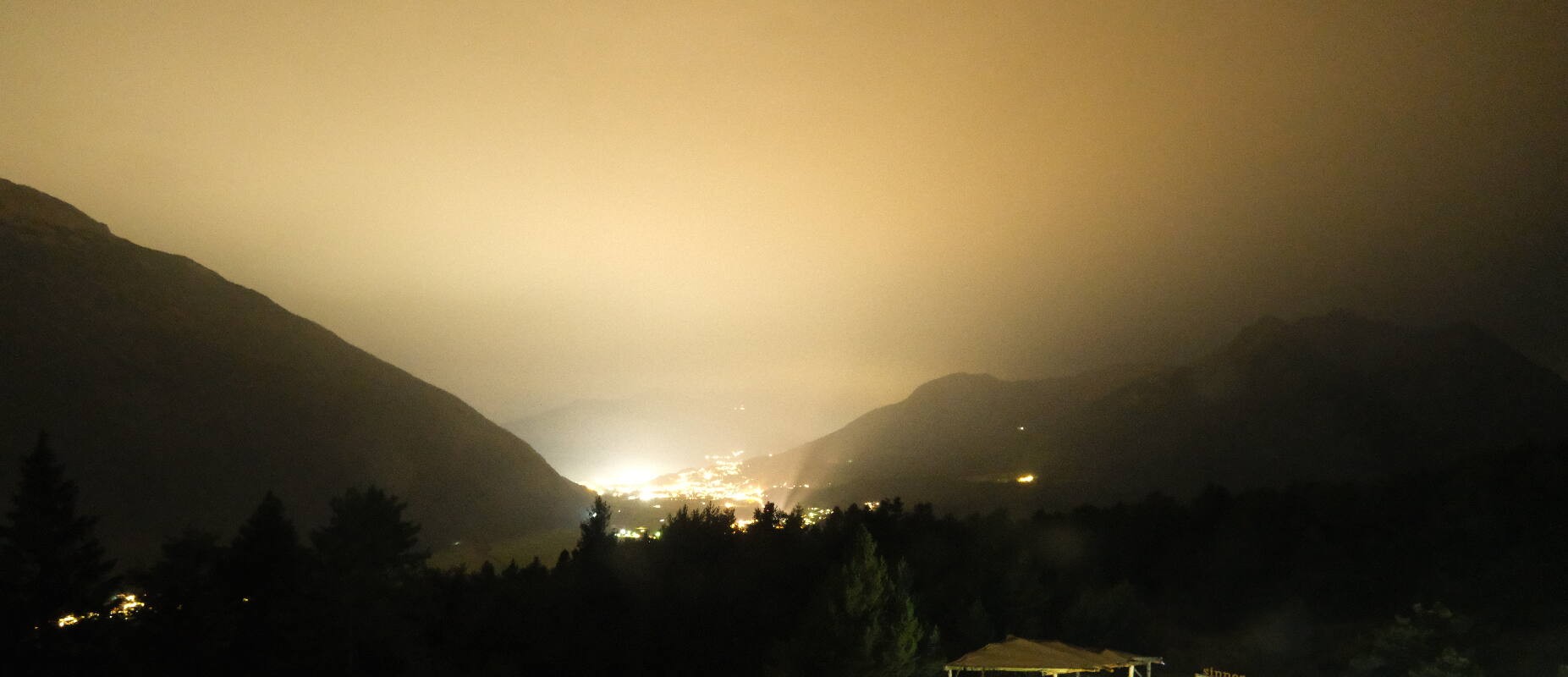 Archiv Foto Webcam Tarrenz - Blick vom Kappakreuz auf Imst