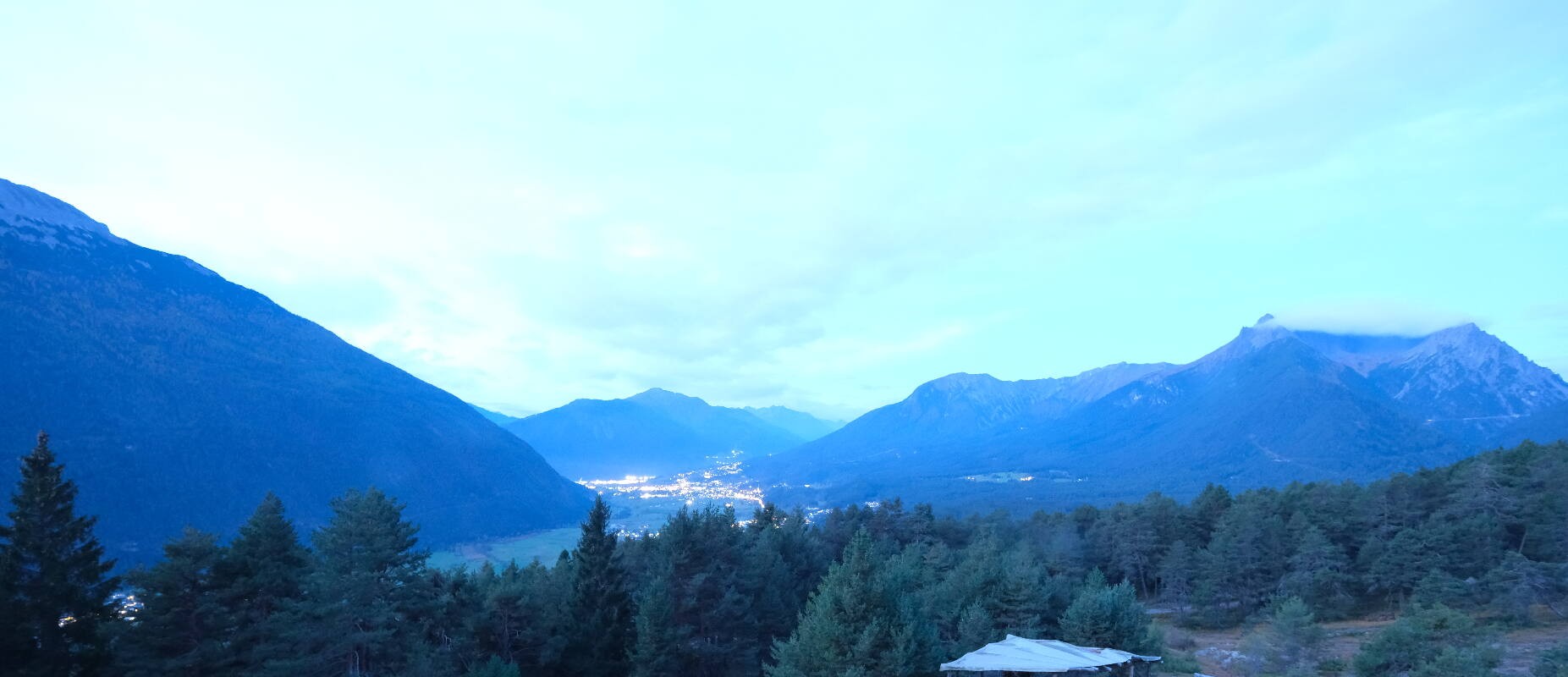 Archiv Foto Webcam Tarrenz - Blick vom Kappakreuz auf Imst